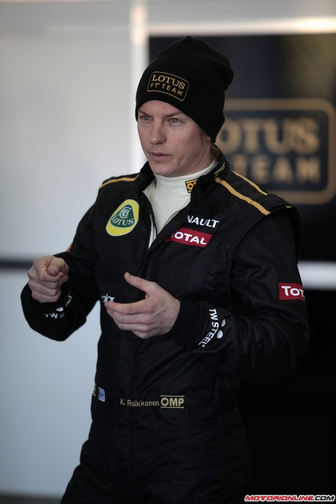 Raikkonen Test Valencia